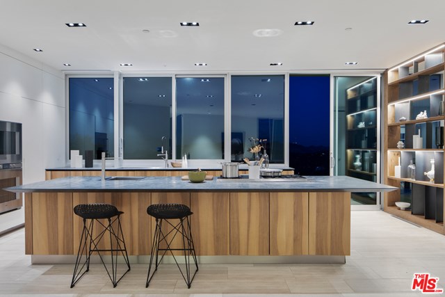 Kitchen in a $11,950,000 Los Angeles home for sale