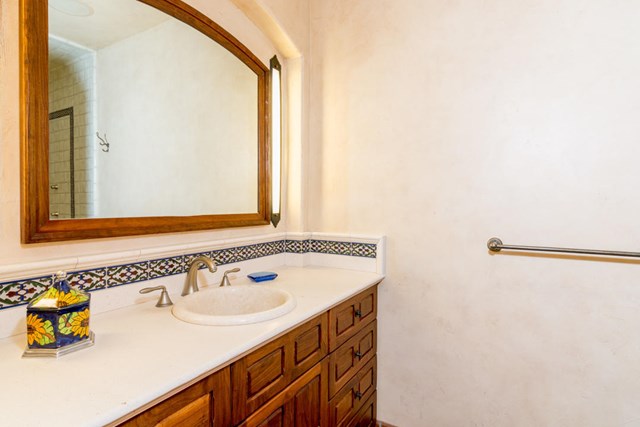 Bathroom in a $6,995,000 Palm Springs home for sale