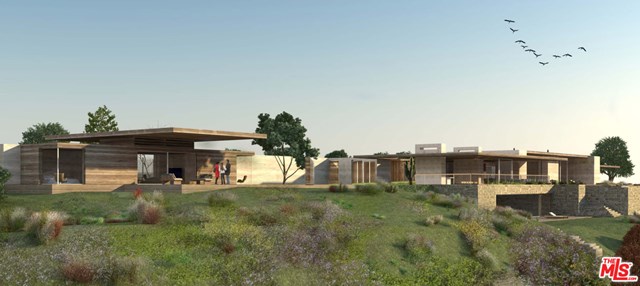 Backyard in a $29,995,000 Malibu home for sale