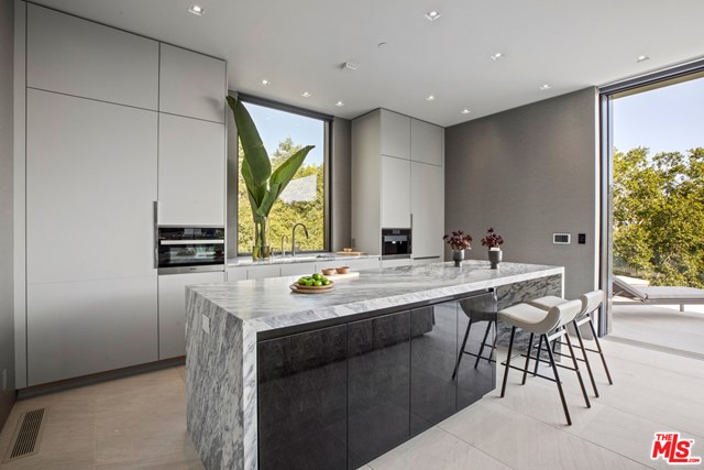Kitchen in a $46,500,000 Beverly Hills home for sale