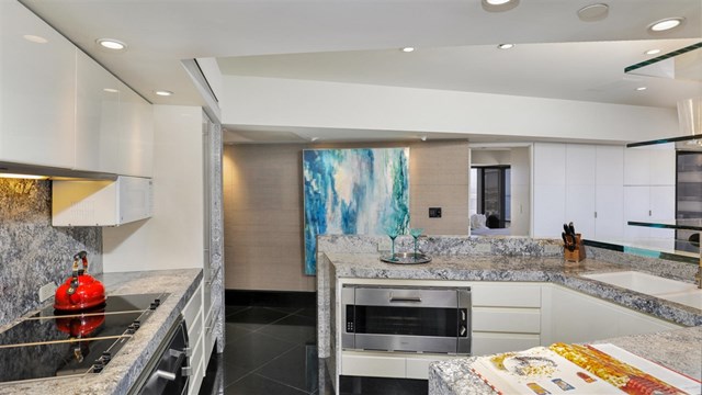Kitchen in a $5,299,000 San Diego home for sale