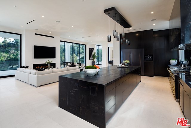 Kitchen in a $78,000,000 Los Angeles home for sale