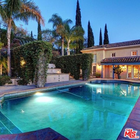 Pool in a $7,950,000 Santa Barbara home for sale