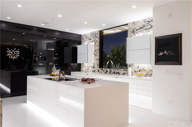 Kitchen in a $12,000,000 Los Angeles home for sale