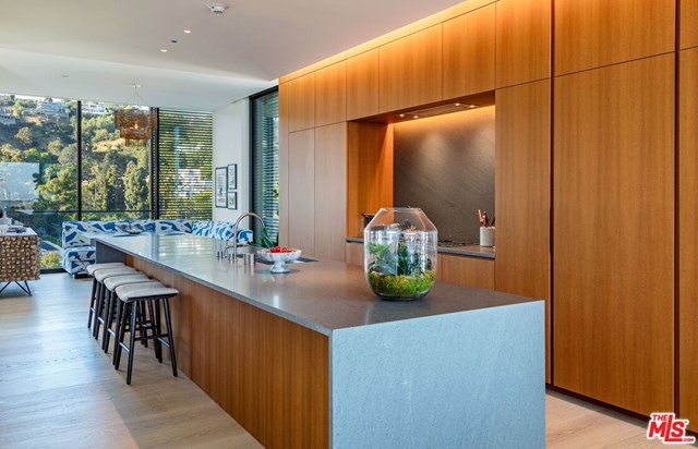 Kitchen in a $18,500,000 West Hollywood home for sale