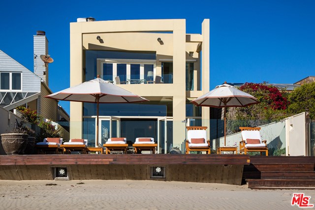 Facade in a $31,500,000 Malibu home for sale