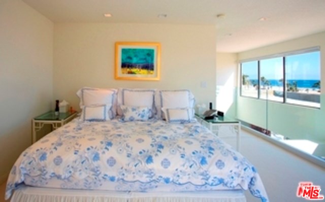 Bedroom in a $8,750,000 Santa Monica home for sale