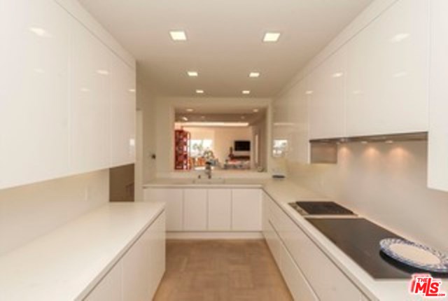 Kitchen in a $8,750,000 Santa Monica home for sale