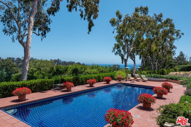 Pool in a $26,500,000 Santa Barbara home for sale