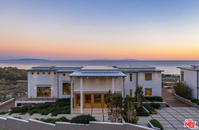 Facade in a $49,500,000 Malibu home for sale