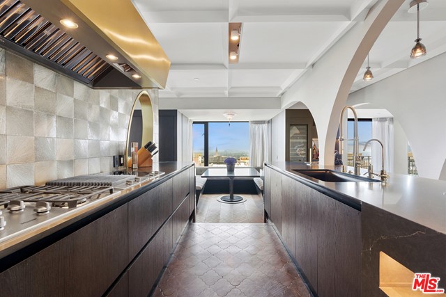 Kitchen in a $4,995,000 Los Angeles home for sale
