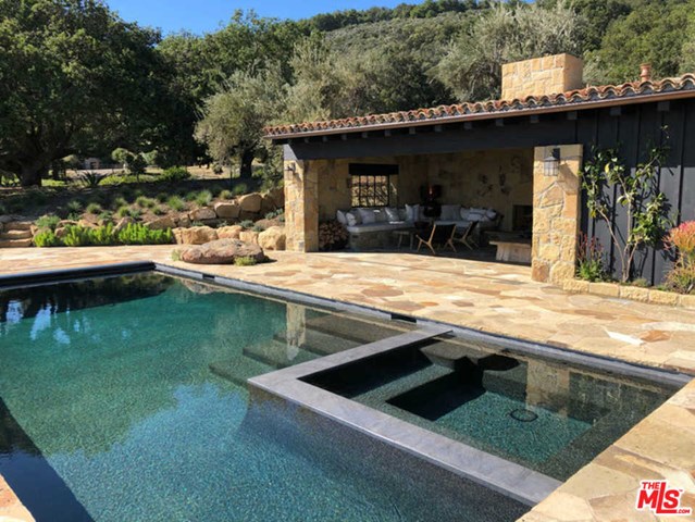 Pool in a $15,900,000 Santa Barbara home for sale